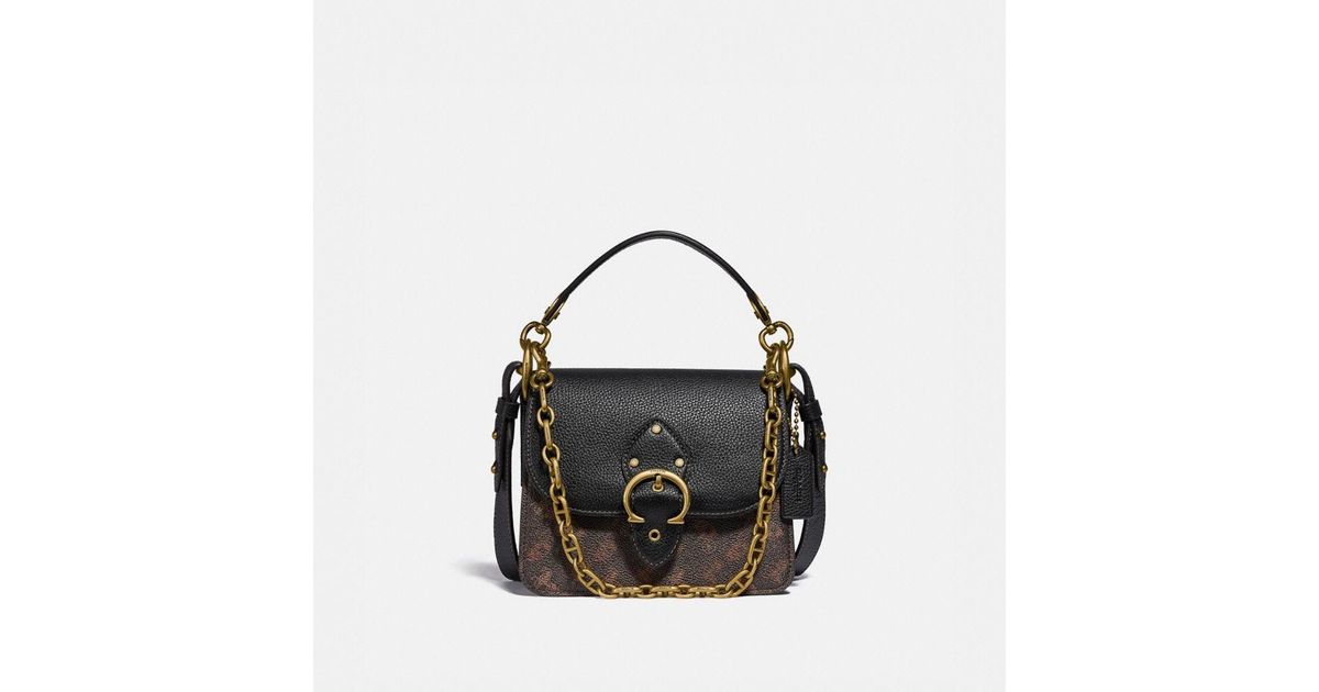 beat shoulder bolsa 18 with horse and carriage print