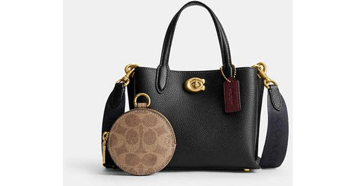 COACH Willow Tote Bag 18 in Black Lyst UK