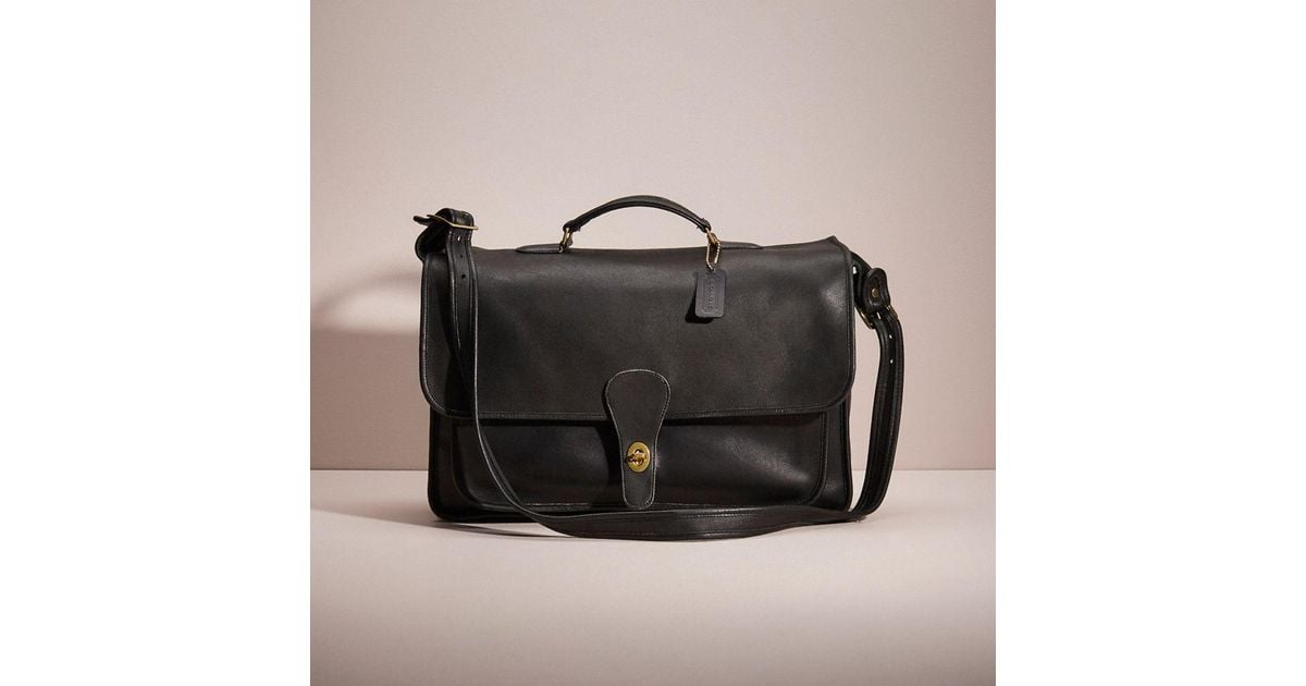 COACH Vintage Metropolitan Briefcase in Black for Men | Lyst