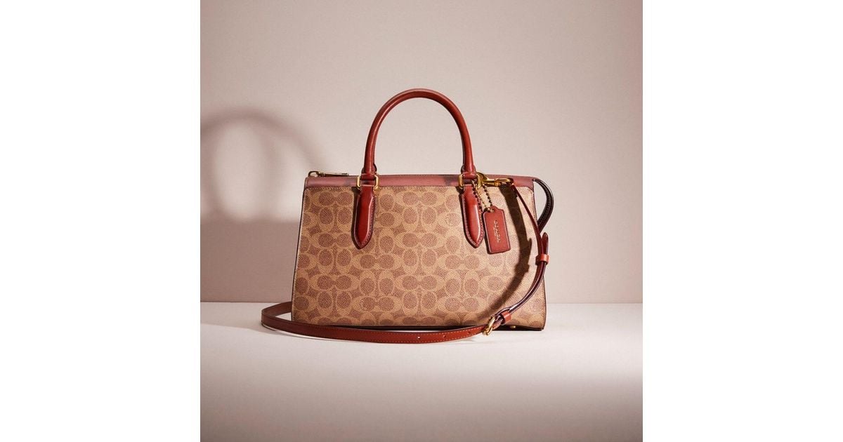 COACH Restored Bond Bag In Signature Canvas in Pink Lyst