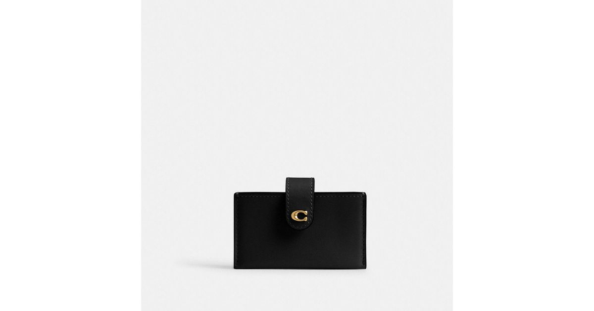 COACH Essential Multi Card Holder in Black | Lyst