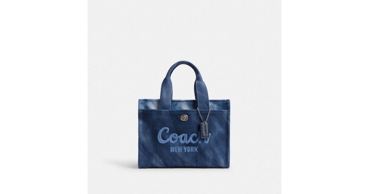 COACH Cargo Tote Bag 26 With Tie Dye in Blue | Lyst Canada
