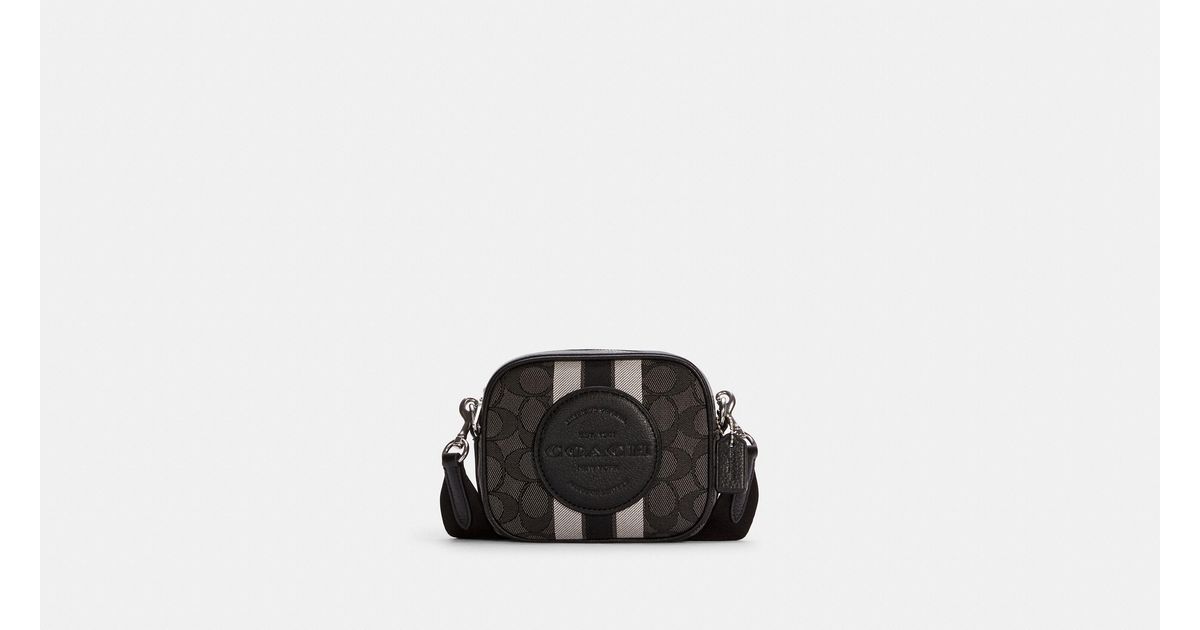 COACH Mini Dempsey Camera Bag Cotton in Black Lyst UK
