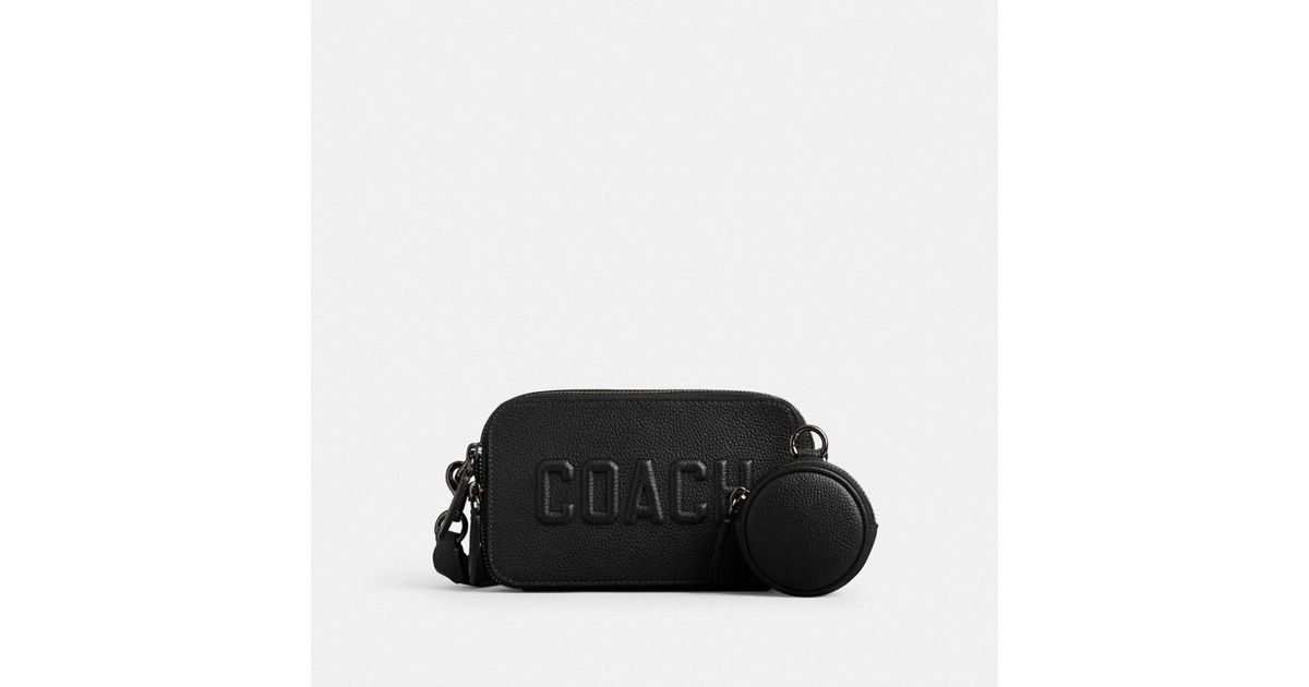 COACH Charter Slim Crossbody in Black for Men | Lyst