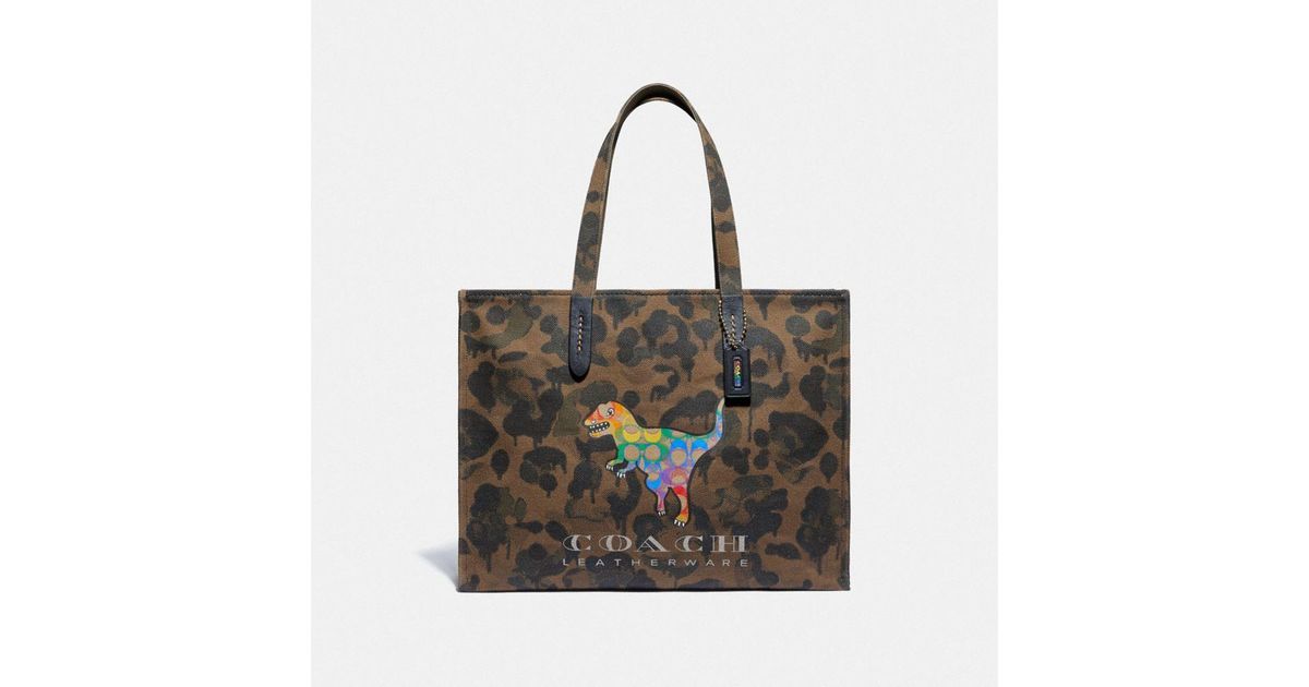 COACH Tote 42 With Rainbow Signature Rexy for Men | Lyst