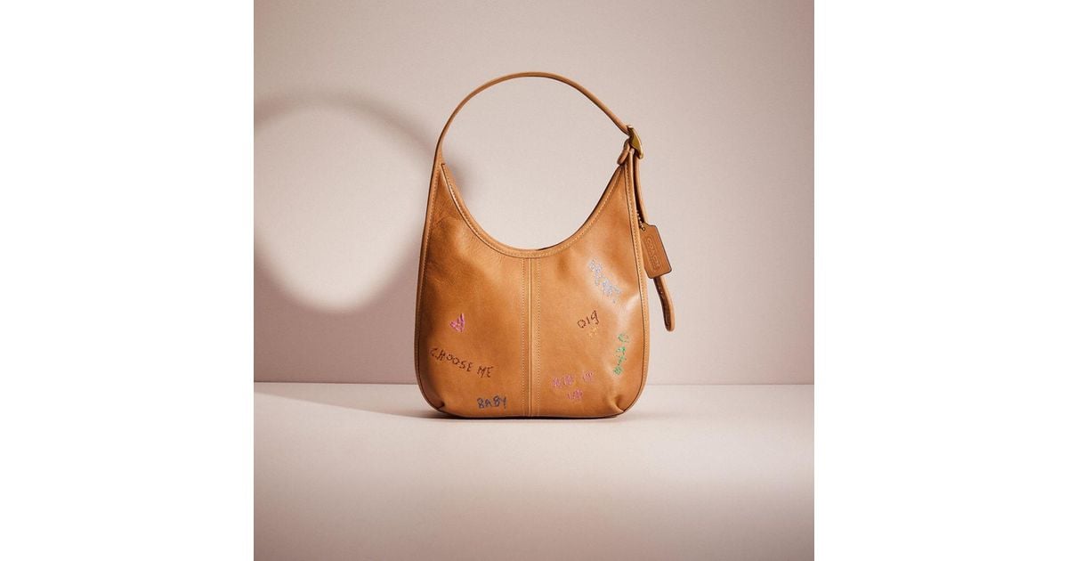 COACH Restored Ergo Shoulder Bag In Original Natural Leather in Brown
