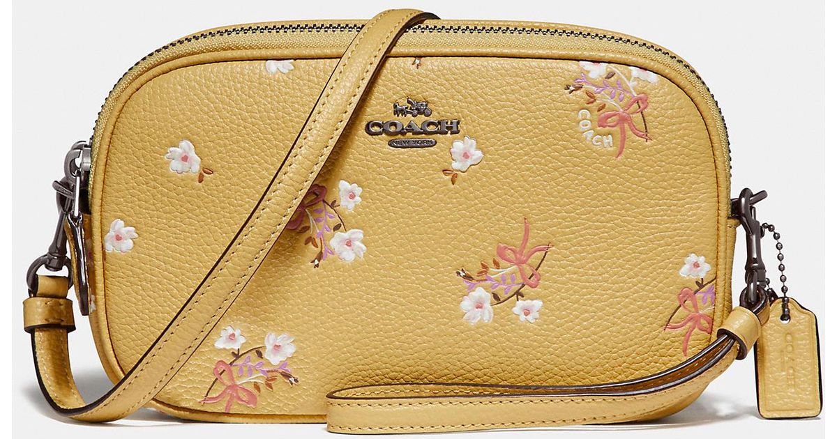 coach floral sadie crossbody