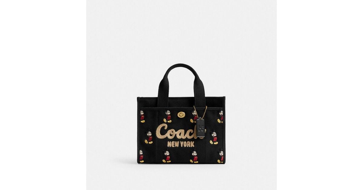 COACH Disney X Cargo Tote Bag 26 With Mickey Mouse In Regenerative