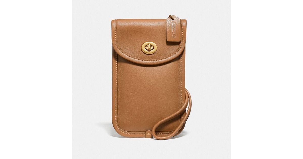 flat turnlock coach turnlock phone crossbody