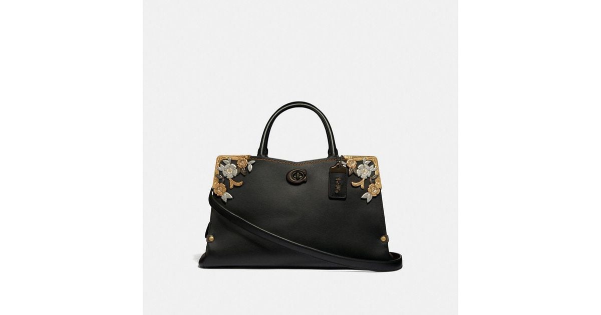 Coach Mason Carryall With Metal Tea Rose 2024 favors