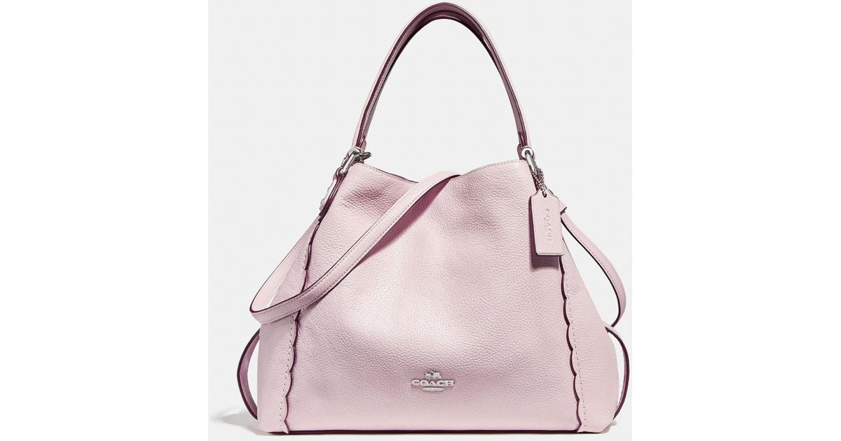edie shoulder bag 28 with scalloped detail