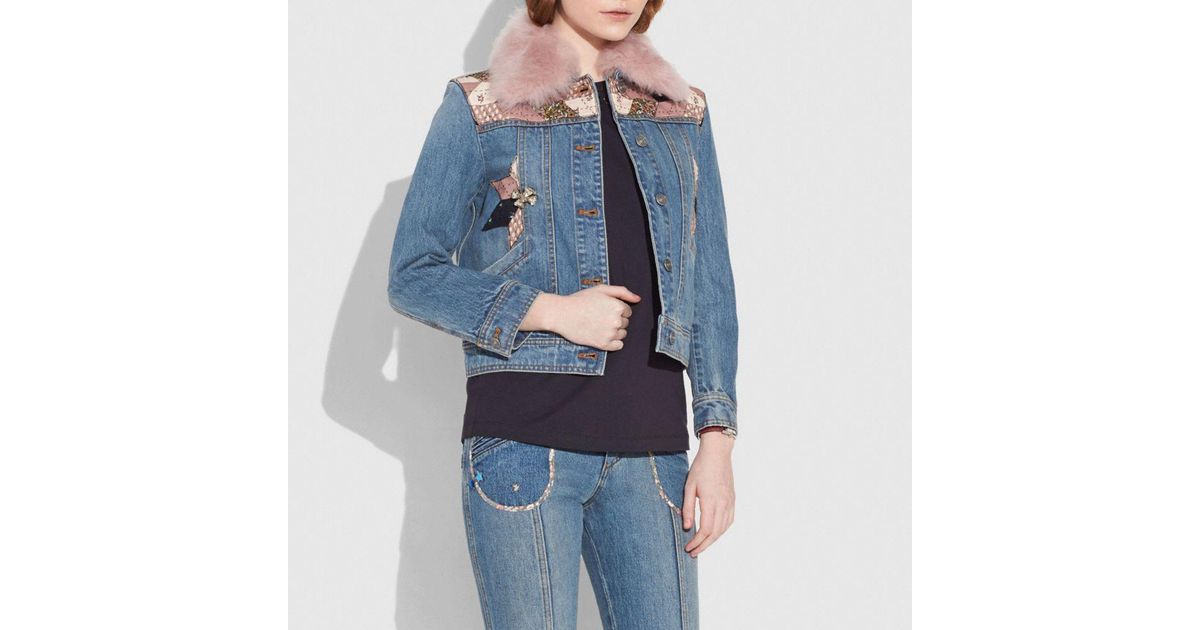 quilted coach's trucker jacket