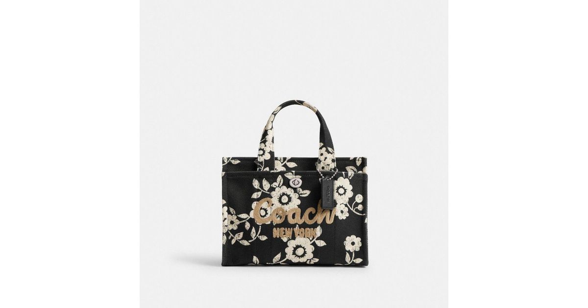COACH Cargo Tote Bag 26 With Floral Print in Black | Lyst Canada COACH Cargo Tote Bag 26 With Floral Print in Black | Lyst Canada