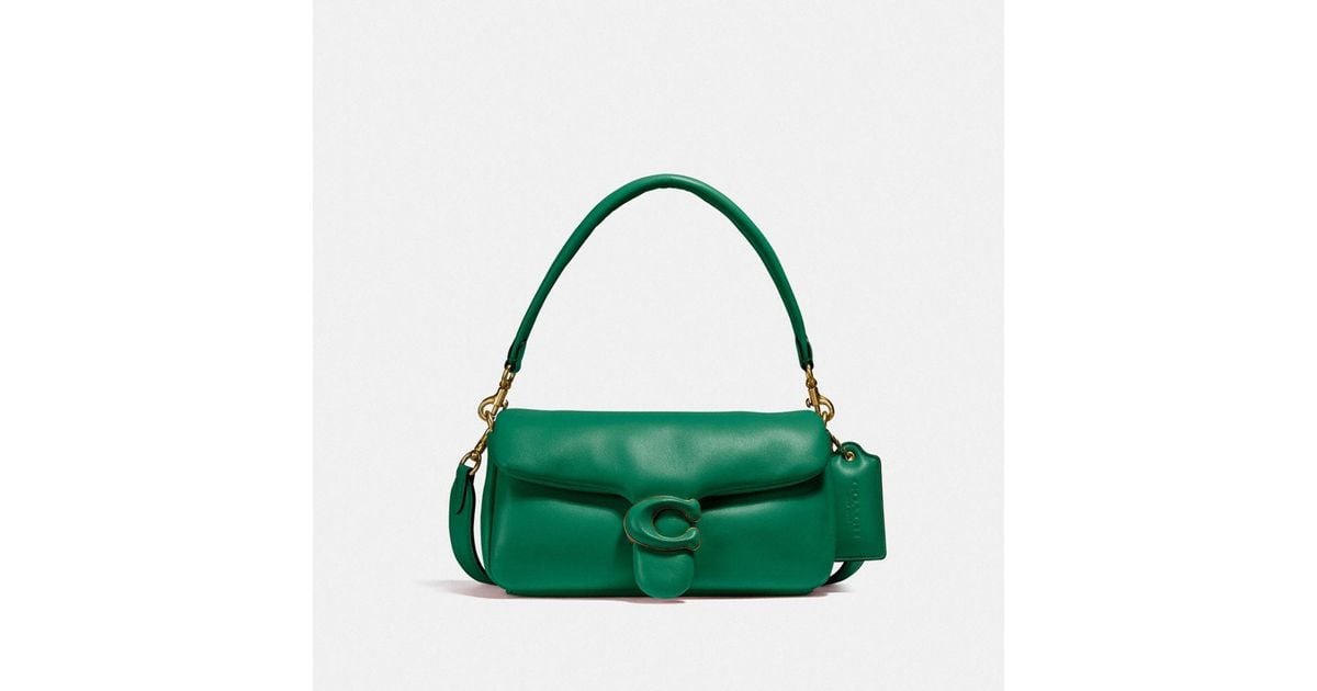 NEW COLOR: Coach Pillow Tabby In  Green 