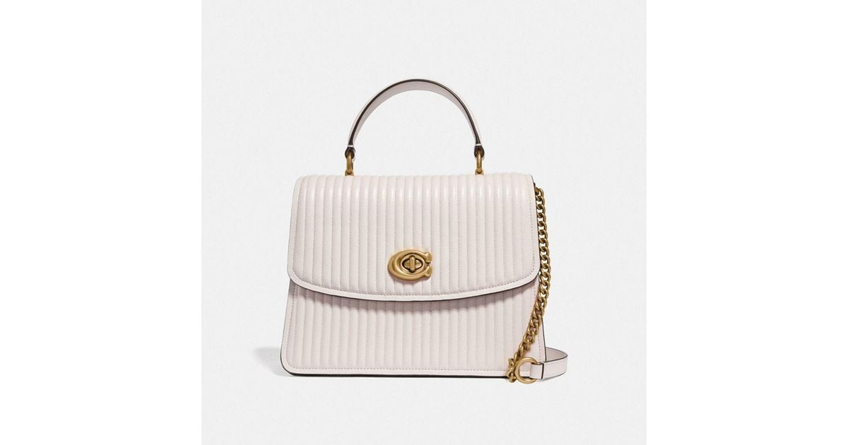 COACH Parker Top Handle With Quilting Lyst