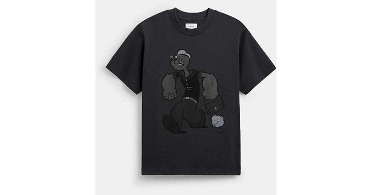 Tシャツ・カットソー COACH Coach X Popeye Relaxed T Shirt  CAA90 COACH® Outlet | Coach X Popeye Relaxed T Shirt