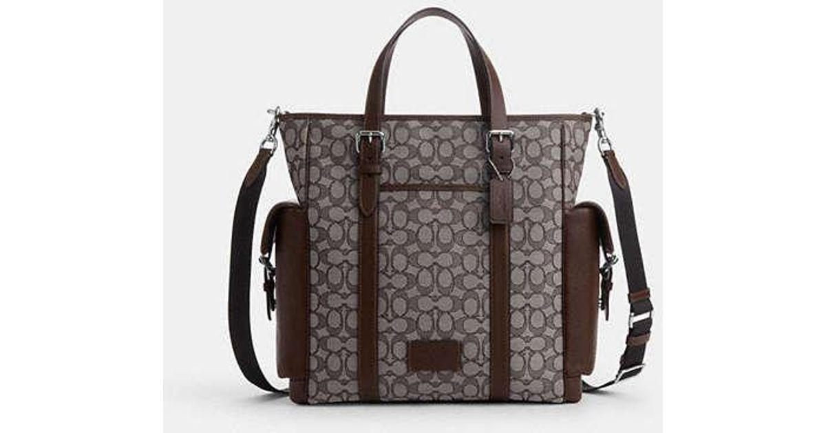 COACH Sprint Tote Bag in Black for Men Lyst UK