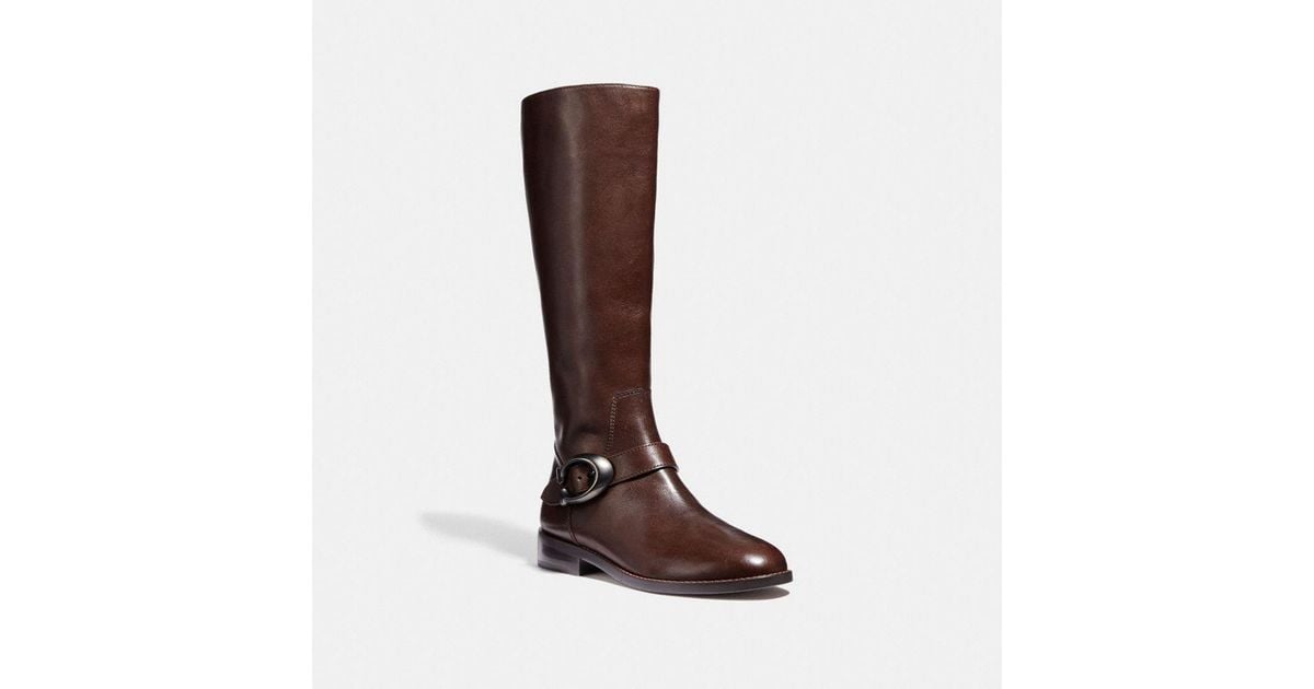 coach brynn riding boot