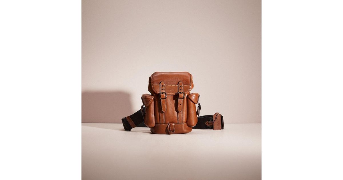 COACH Restored Hitch Backpack 13 in Brown for Men Lyst