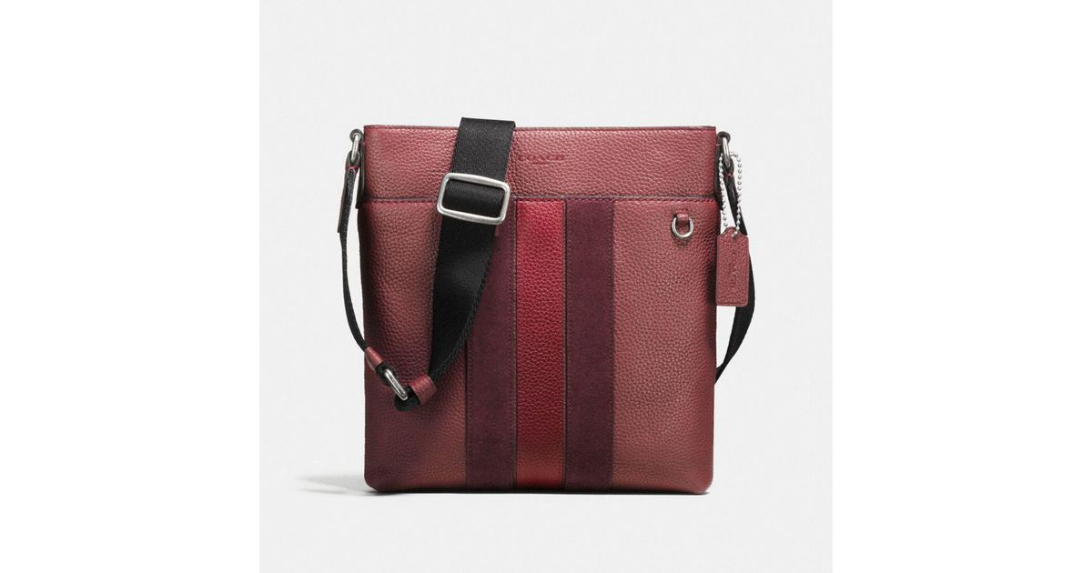metropolitan slim messenger in signature canvas