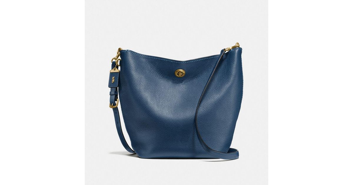 coach dark blue bag