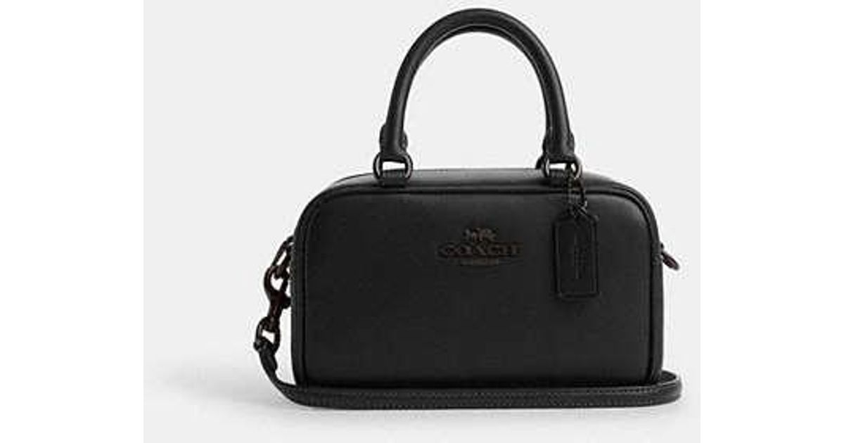 バッグ Coach Satchel Handbag Black Crossgrain COACH Satchel Crossbody in Black | Lyst UK
