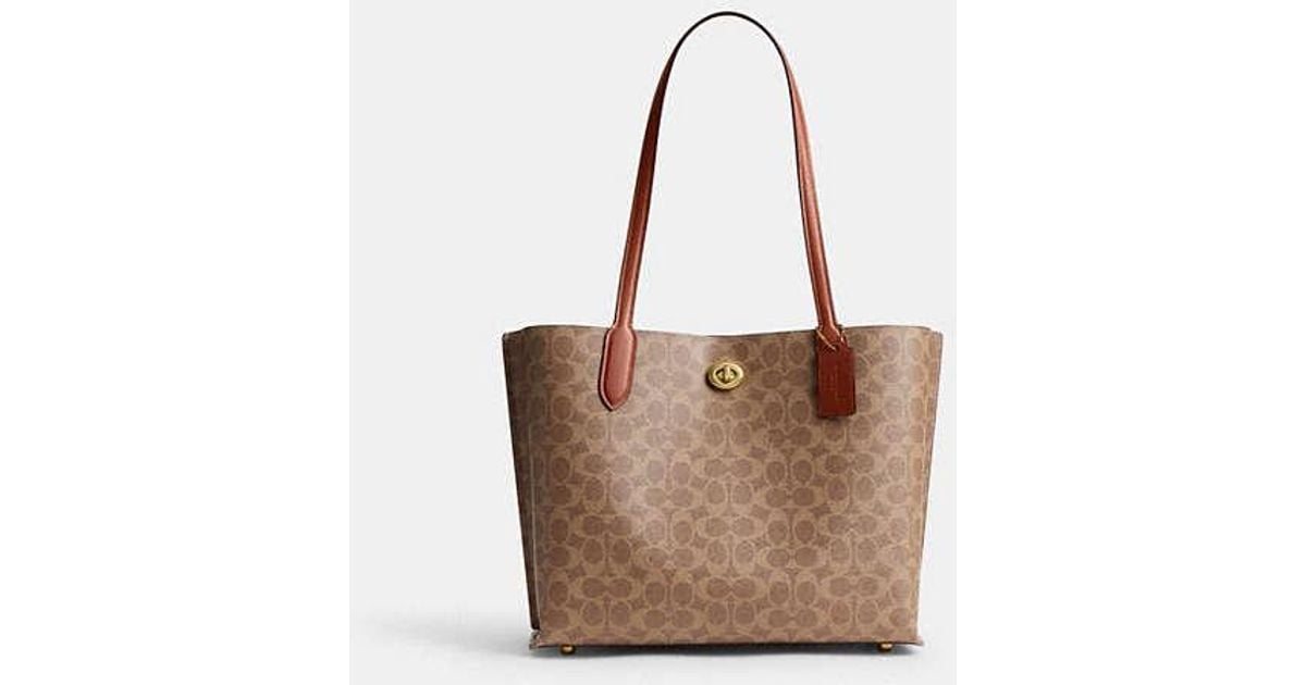 COACH Willow Tote Bag in Black Lyst UK