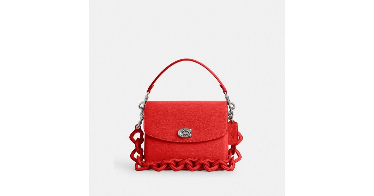 COACH ミニバッグ RED COACH - 新品 コーチ COACH ショルダーバッグ MINI PEPPER