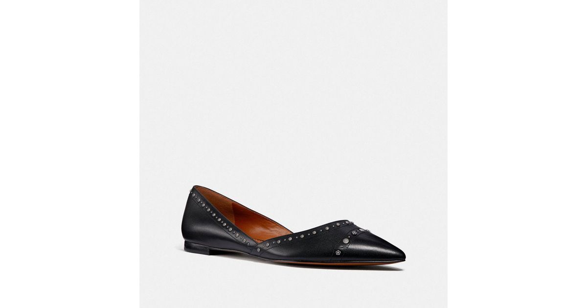 coach valentino flat