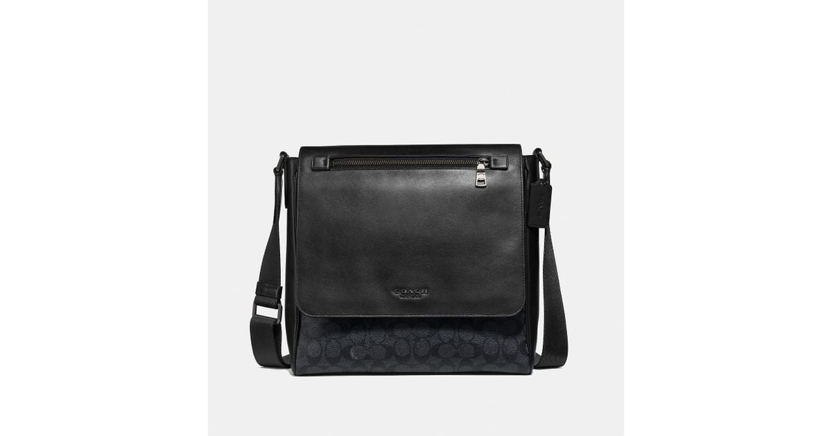 coach kennedy map bag