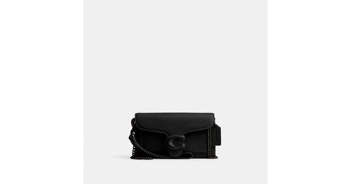 COACH Tabby Crossbody Wristlet in Black Lyst