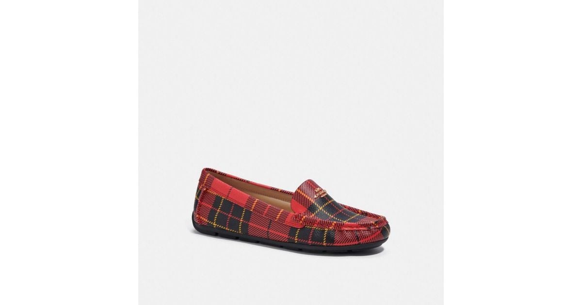coach marley driver loafers blue