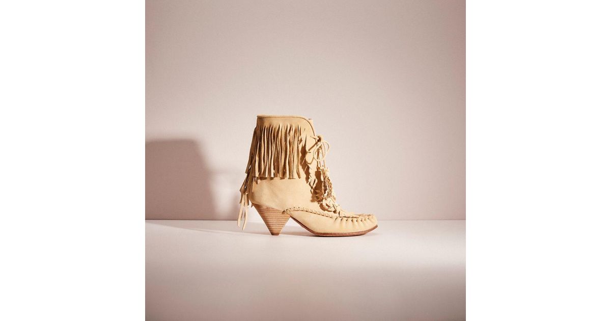 Coach fringe boot cheap