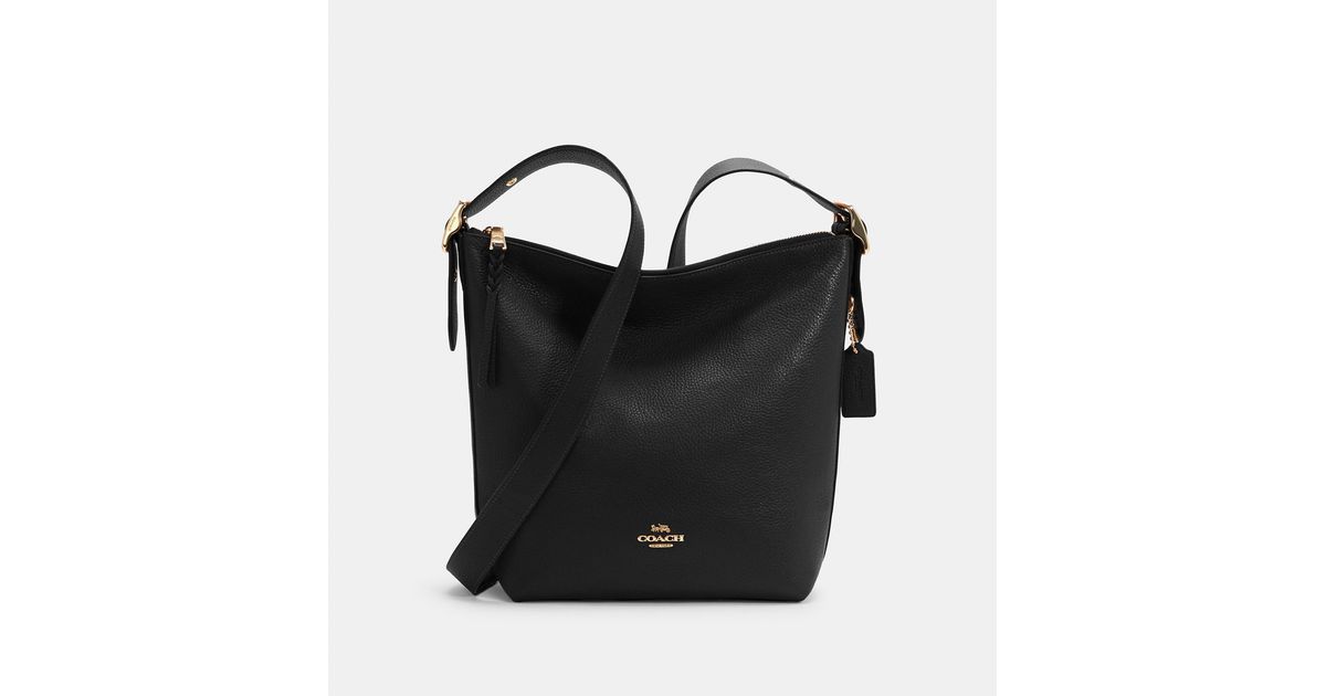Coach Outlet Val Duffle in Black Lyst