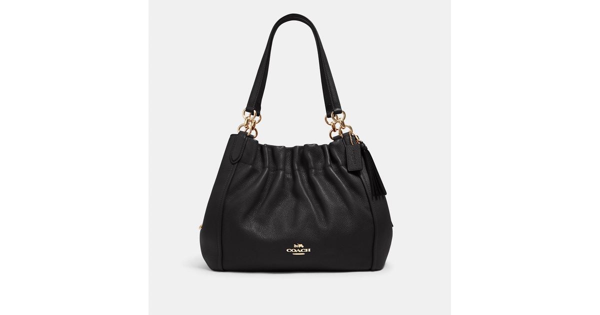 COACH Maya Shoulder Bag in Black Lyst