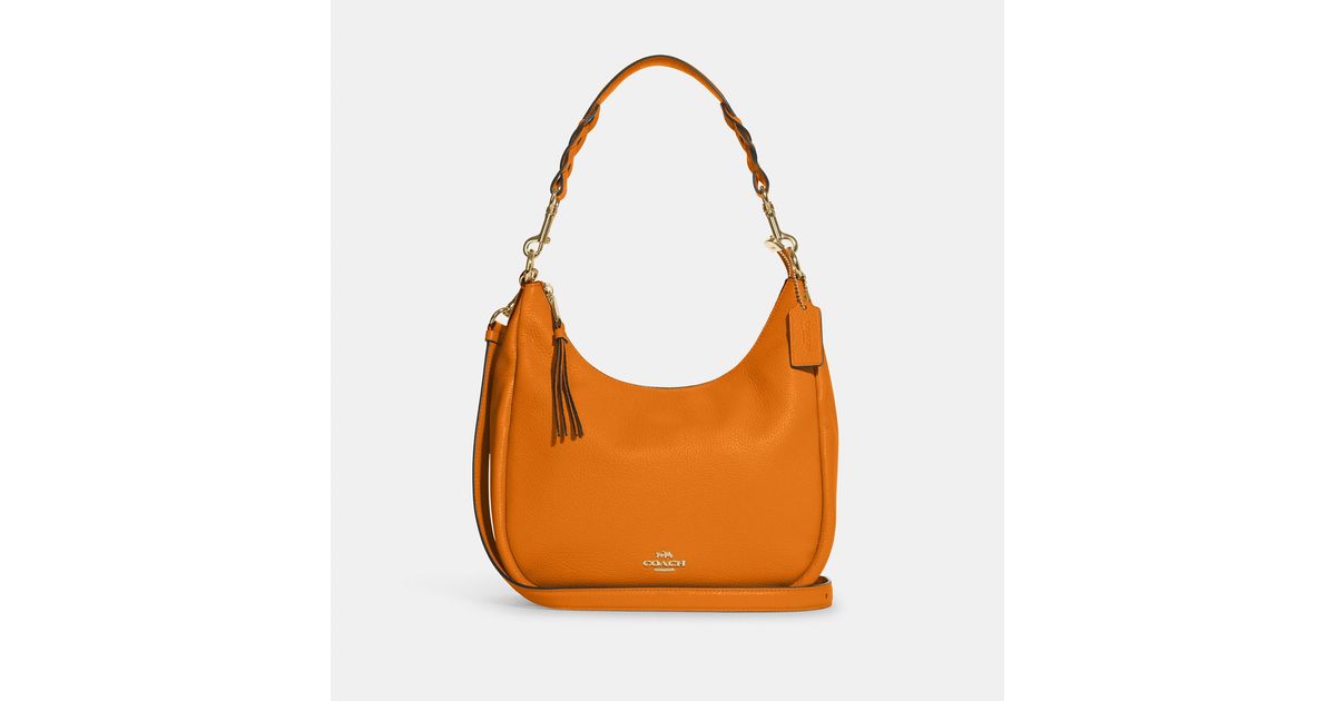 Coach Outlet Jules Hobo in Orange Lyst