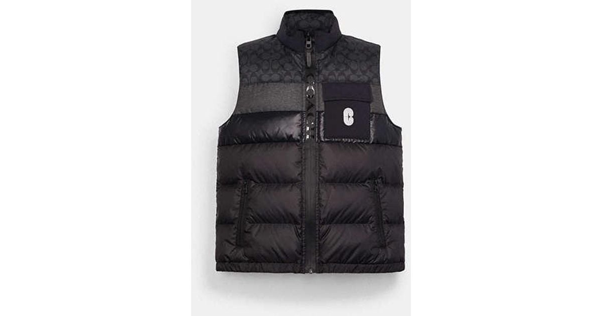 Coach puffer vest cheap