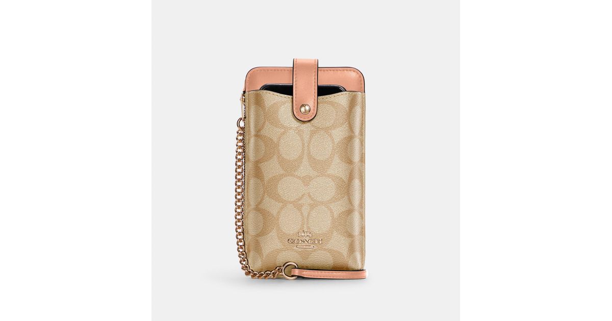 Coach cell online phone wallet