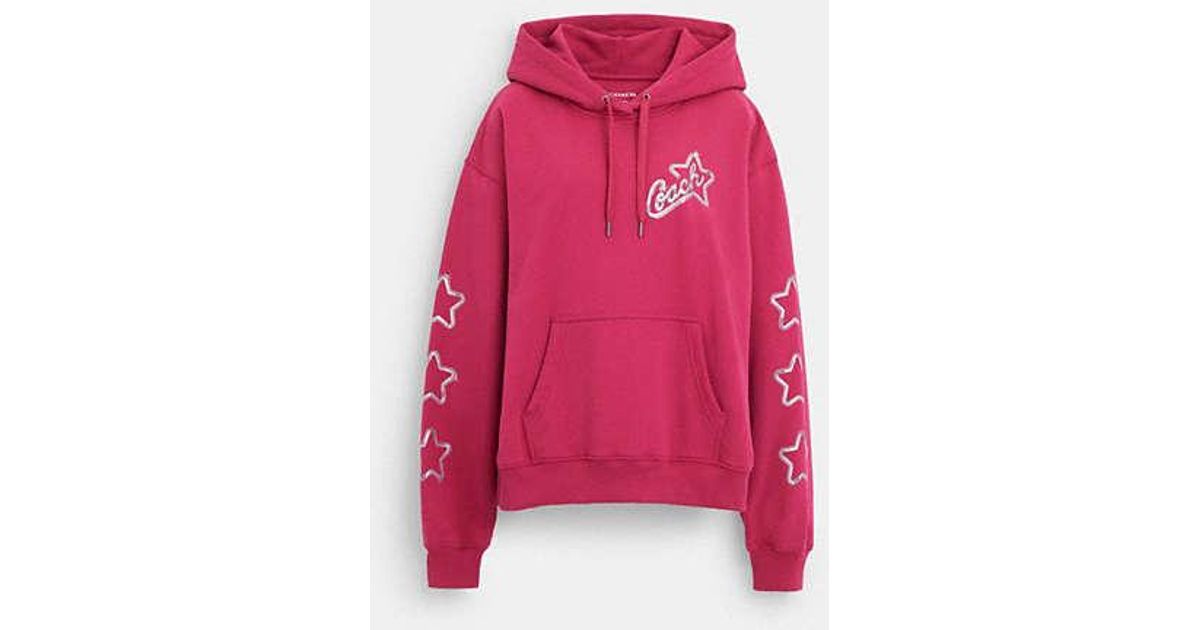 Red coach hoodie new arrivals