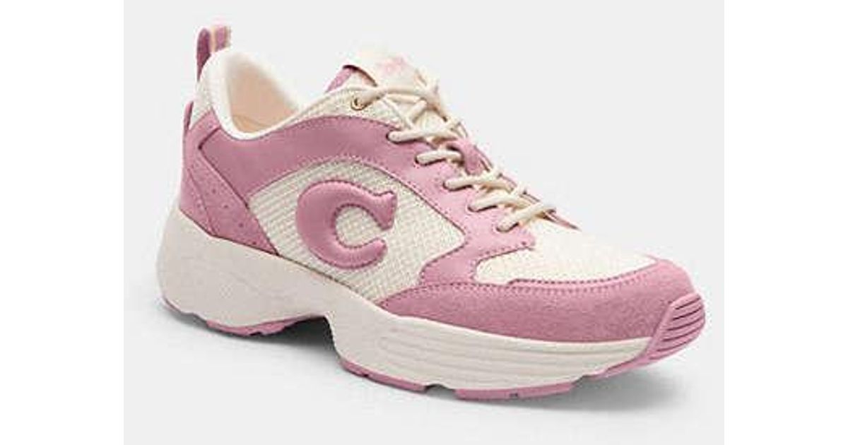 Coach*ロゴ*スニーカー*Strider Sneaker In Signature COACH® Outlet | Strider Sneaker In Signature Canvas