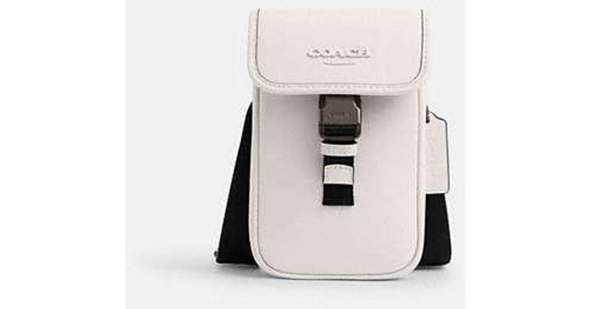 COACH Racer Phone Crossbody Bag in Black for Men | Lyst
