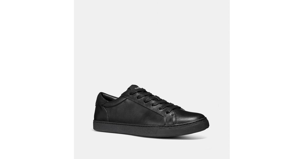 coach c126 low top sneaker black