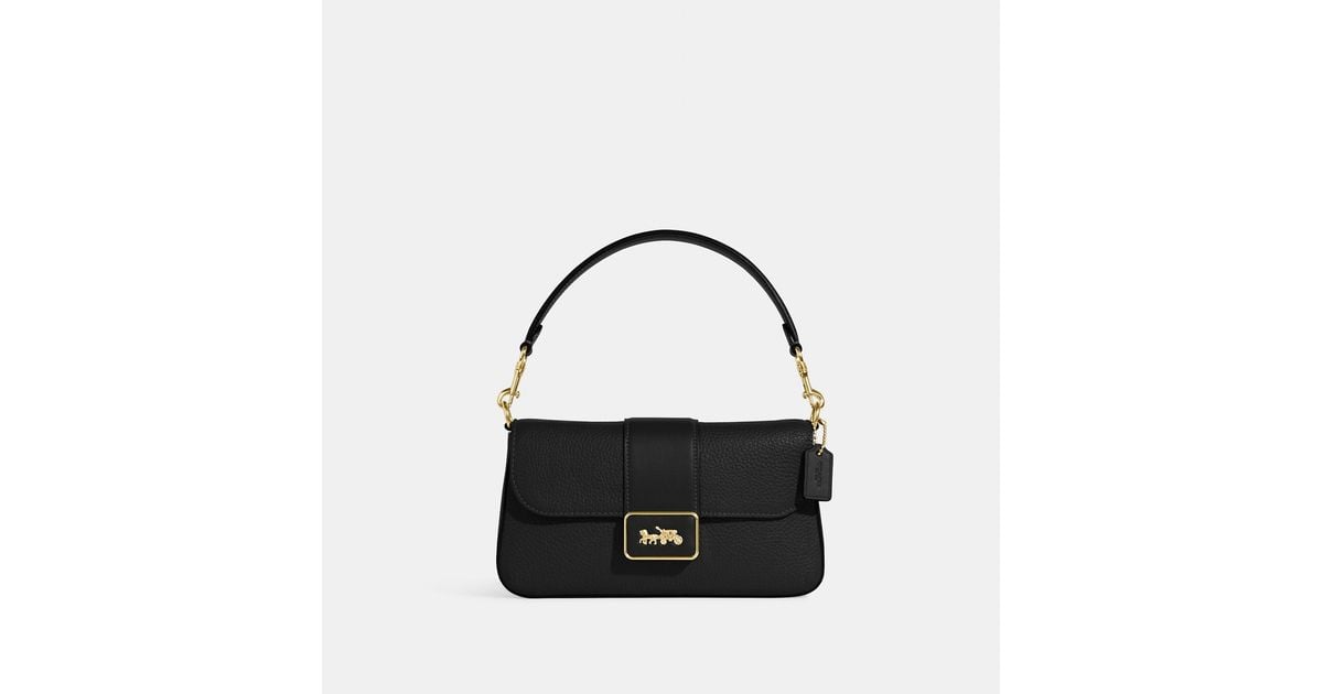Coach Outlet Leather Mini Grace Crossbody in Black | Lyst