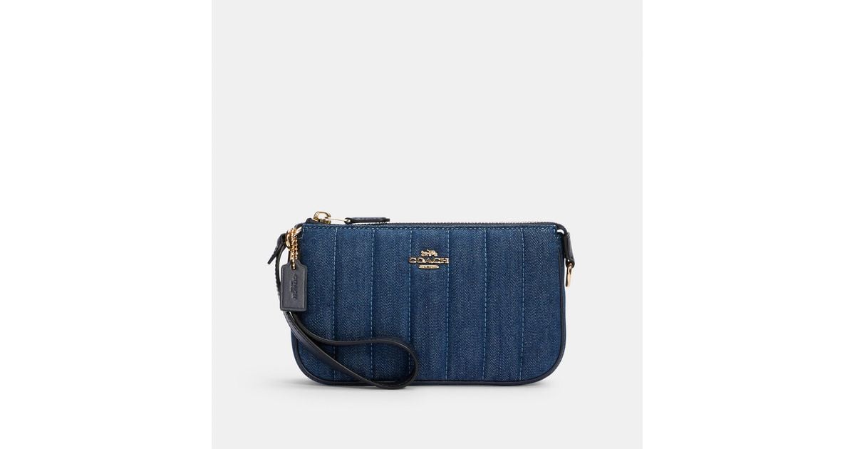 COACH Nolita 19 With Quilting in Blue Lyst