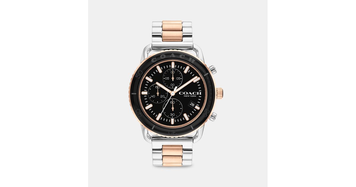 Coach Outlet Cruiser Watch, 44 Mm in Metallic for Men Lyst