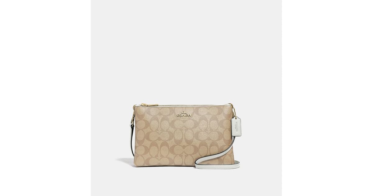 COACH Lyla Crossbody Bag In Signature Canvas in Natural Lyst