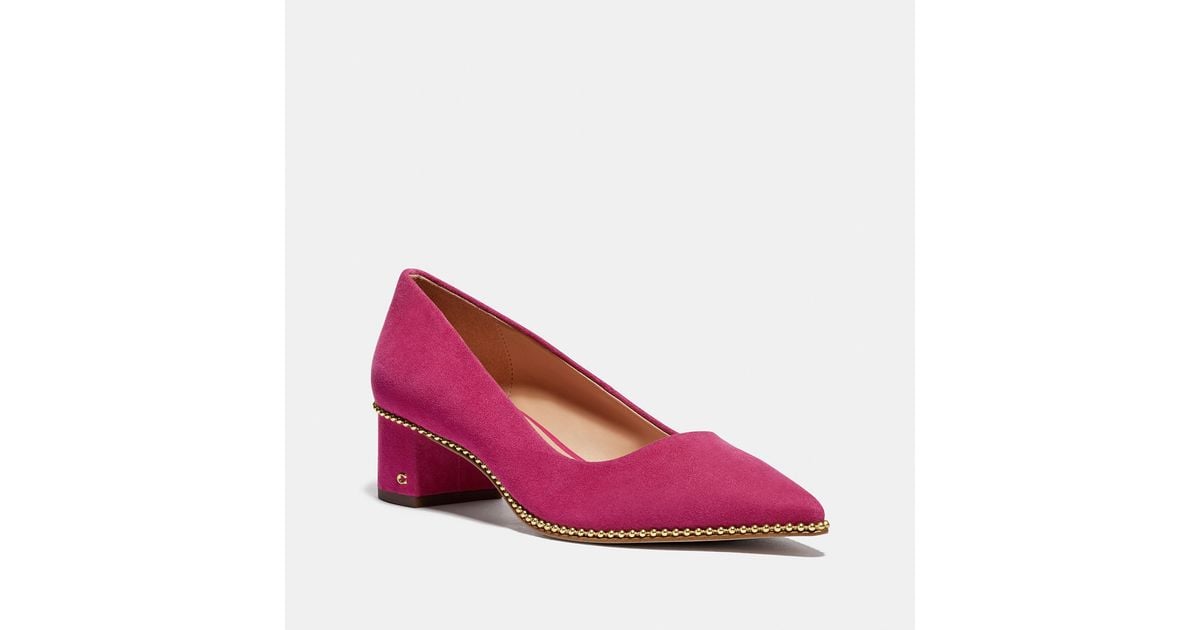 COACH Willa Pump in Pink Lyst