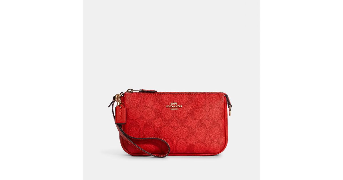 Coach Outlet Nolita 19 In Signature Canvas in Red | Lyst