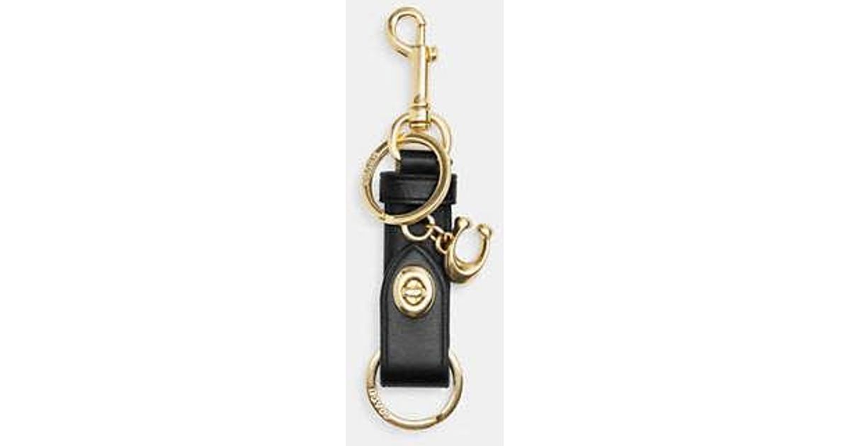 COACH Trigger Snap Bag Charm in Black Lyst