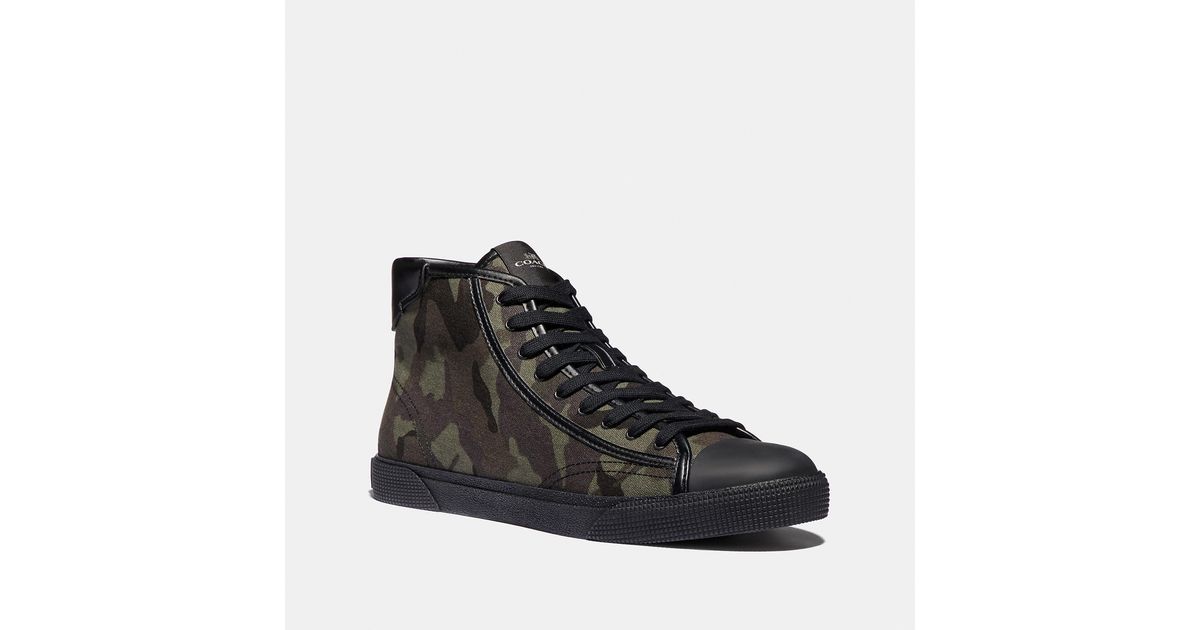 coach c207 high top sneaker
